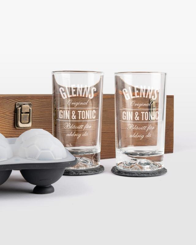Highball Glass Set with Quote