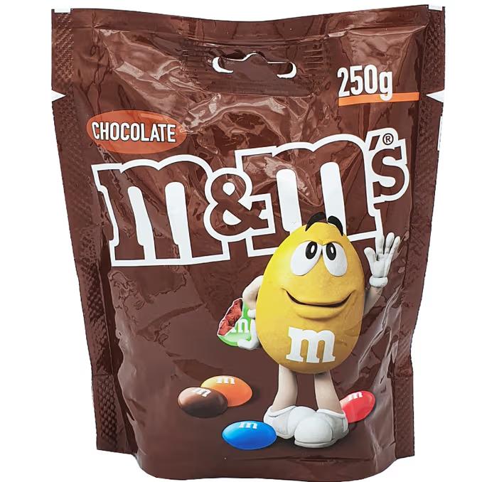 M&M's Choklad 250 g förpackning