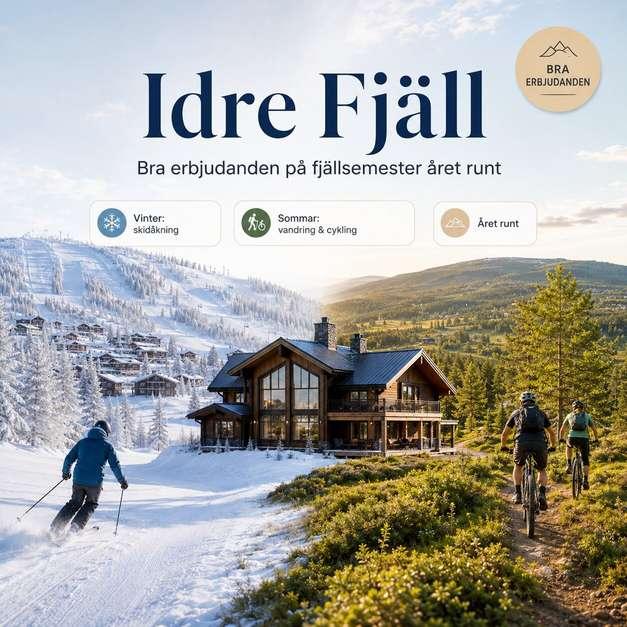 Idre Fjäll – bra erbjudanden på fjällsemester året runt