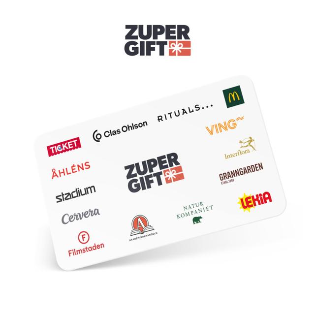 Zupergift presentkort för alla tillfällen
