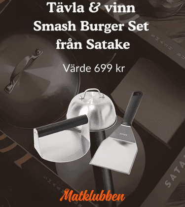 Tävla & vinn Smash Burger Set från Satake SMASH