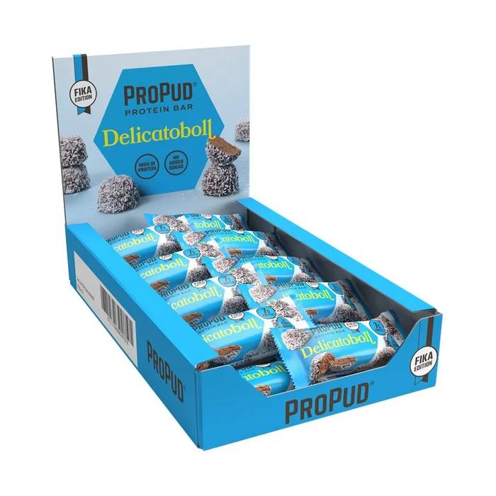 18 x ProPud Proteinbar Delicatoboll Mini 23g
