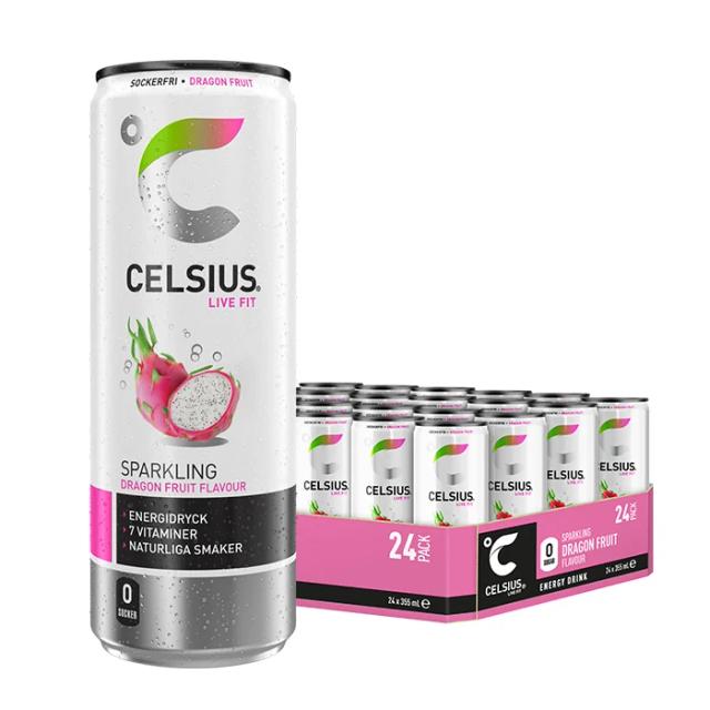 Celsius Dragon Fruit 24-pack 355 ml