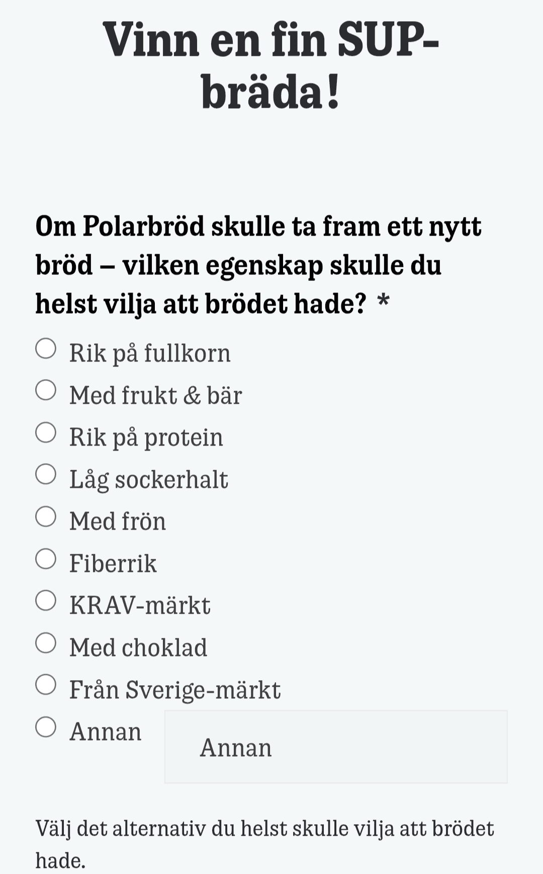 Vinn en fin SUP-bräda!