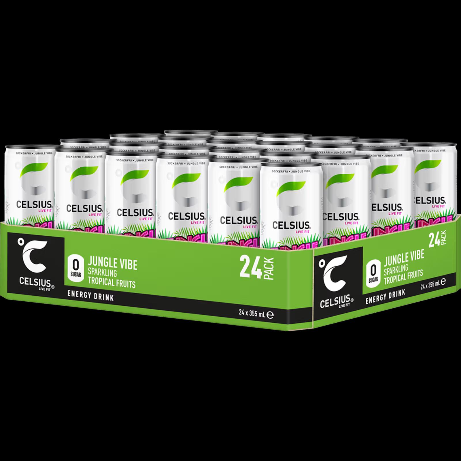 Celsius Jungle Vibe energidryck 24-pack