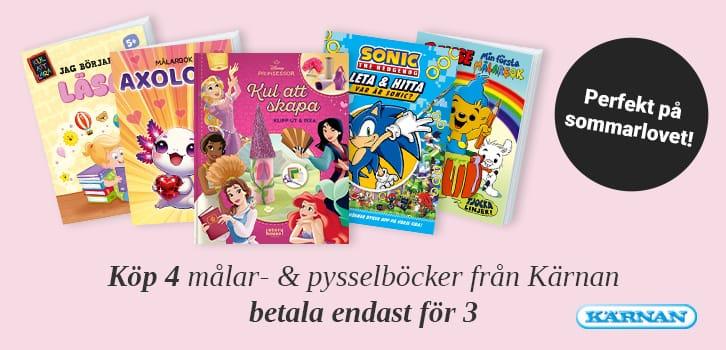 Målar- och pysselböcker kampanj 4 för 3