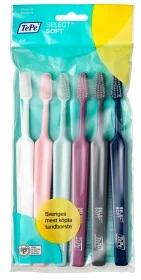 TePe Select Soft 6 st – flerpack med mjuka tandborstar