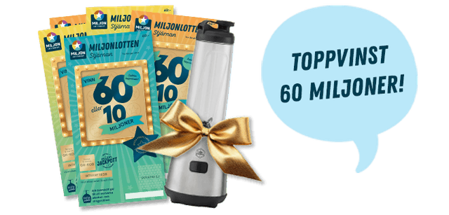 6 lotter med blender på köpet