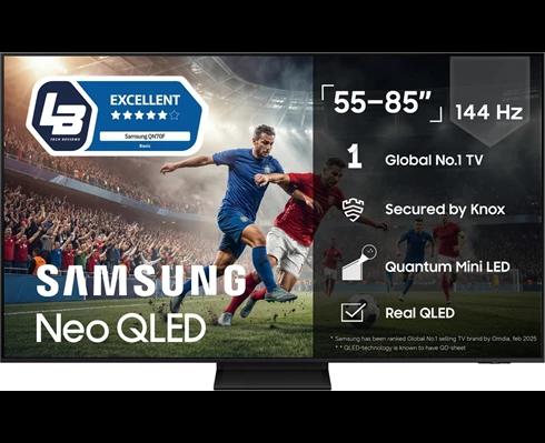 Samsung 65" QN70F Neo QLED 4K TV till rejält sänkt pris hos NetOnNet