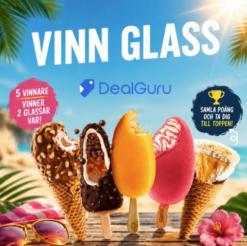 🍦🏆 Vinn glass med DealGuru!