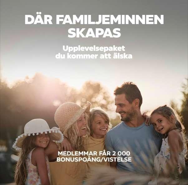 Få 2 000 bonuspoäng med Radisson Hotels familjepaket
