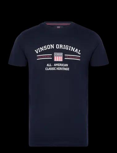 Vinson Men's Matt T-Shirt in Dark Sapphire
