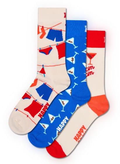 Cin Cin Cocktail Novelty Sock Gift Set
