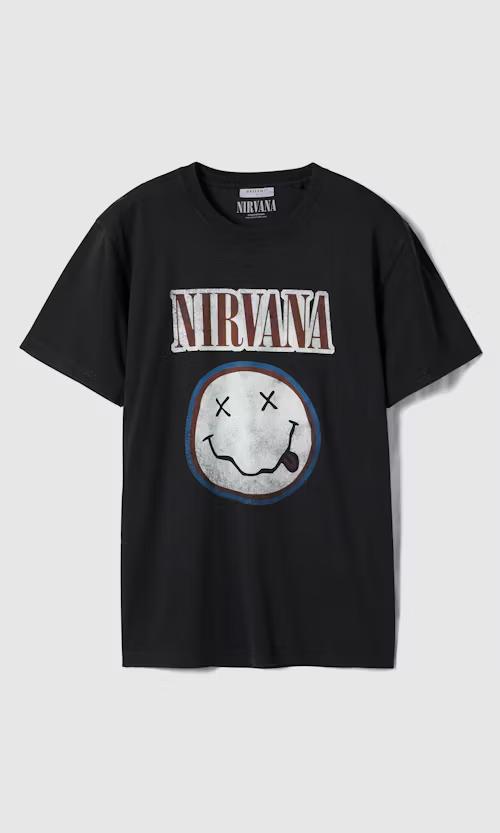 Vailent Nirvana T-shirt Svart Unisex