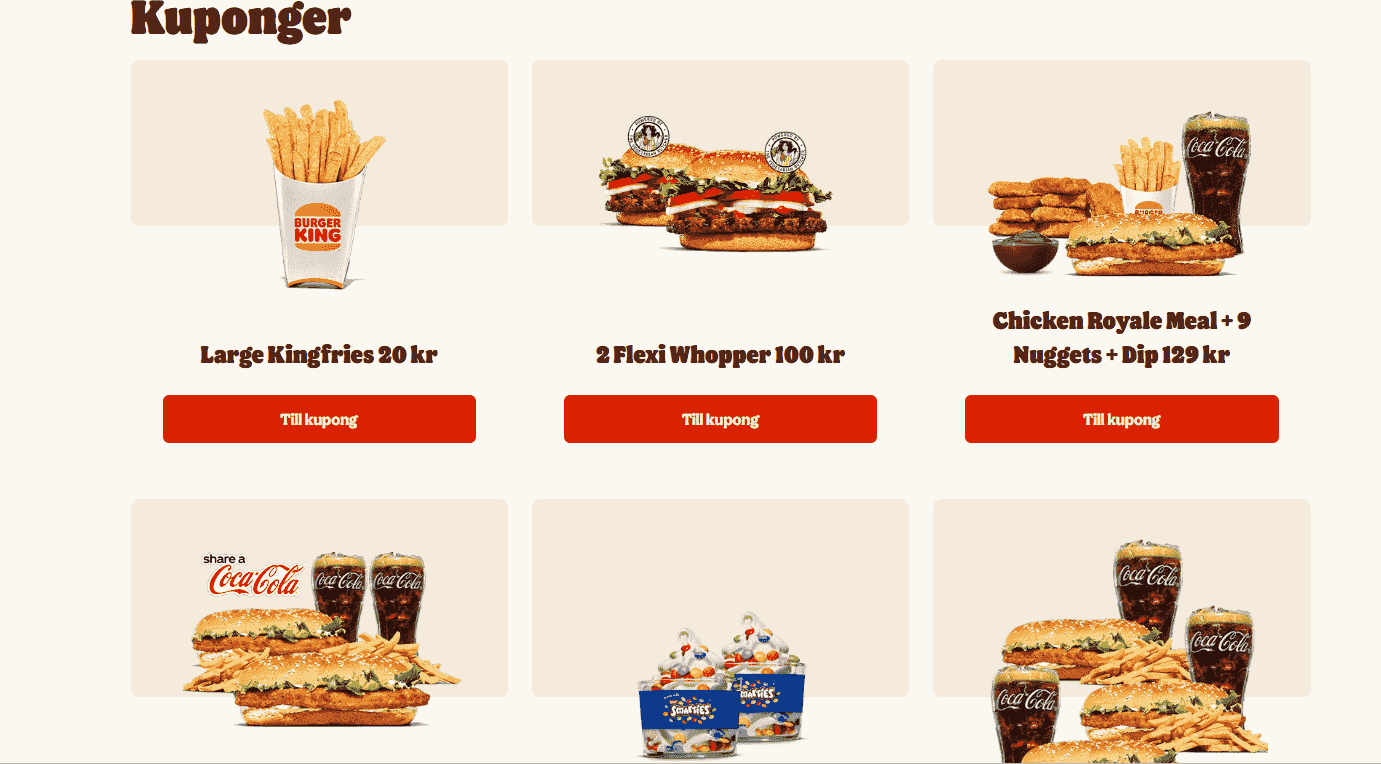 Burger King Restaurang i Sverige