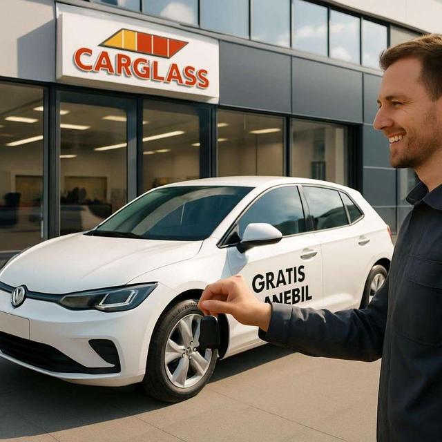 Carglass - Gratis lånebil (elbil) vid vindrutebyte