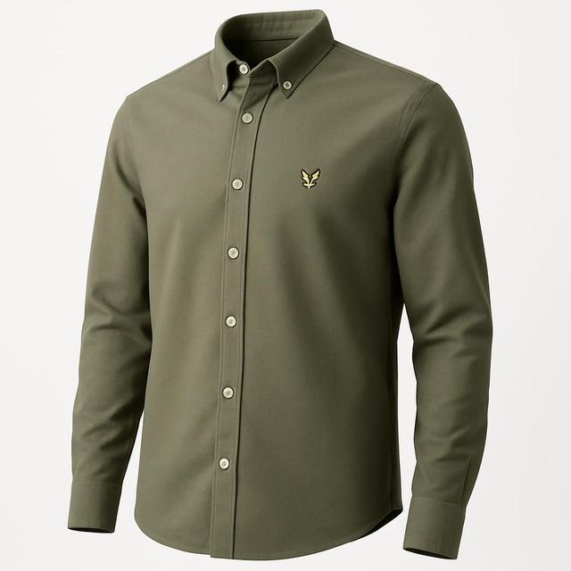 Lyle & Scott Olive Oxford Shirt