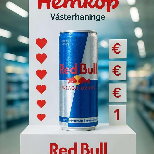 LIKE-STEGE och Red Bull-erbjudande Hemköp