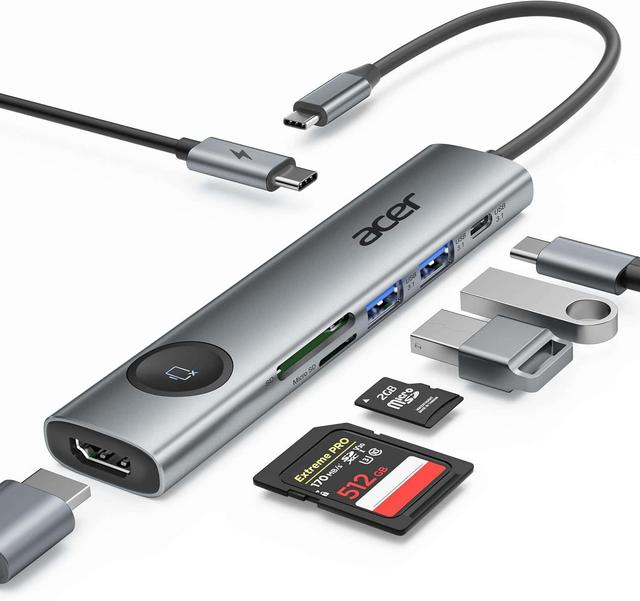 Acer 7-i-1 USB-C hubb med 100W PD för 259 kr hos Amazon