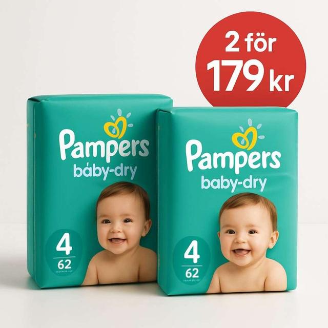 2 för 179 kr - Pampers