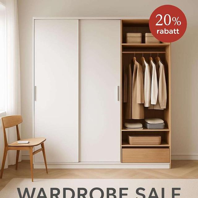 20% Rabatt på Garderober