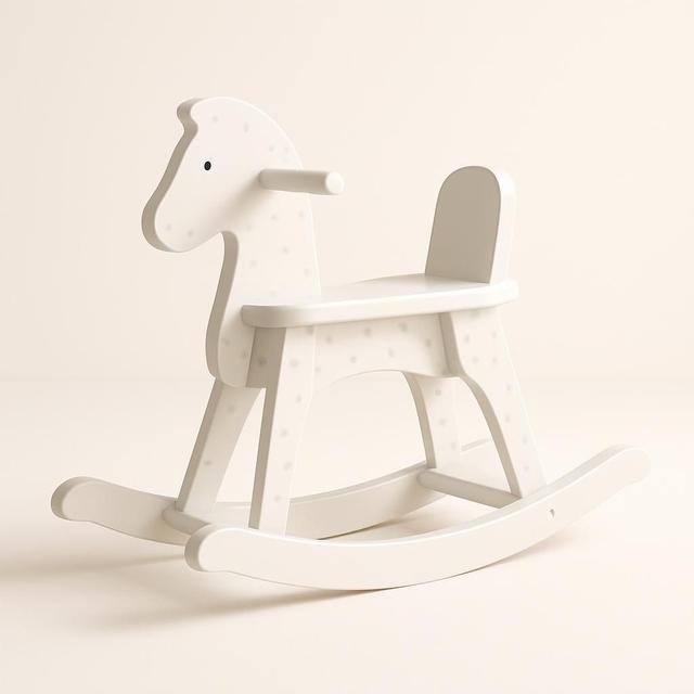 Kid's Concept Gunghäst Dotty Aiden Vit