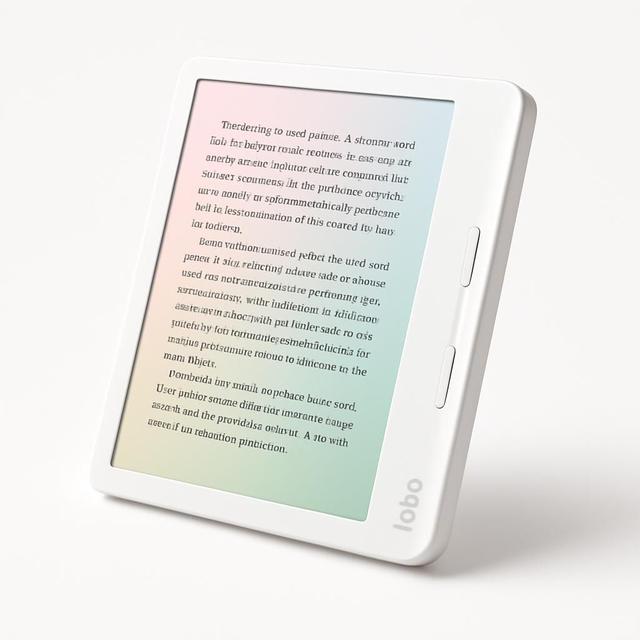 Kobo Libra Färg E-läsplatta Vit