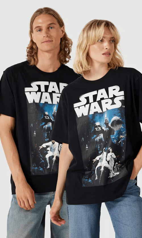 Vailent Star Wars Svart Unisex T-shirt