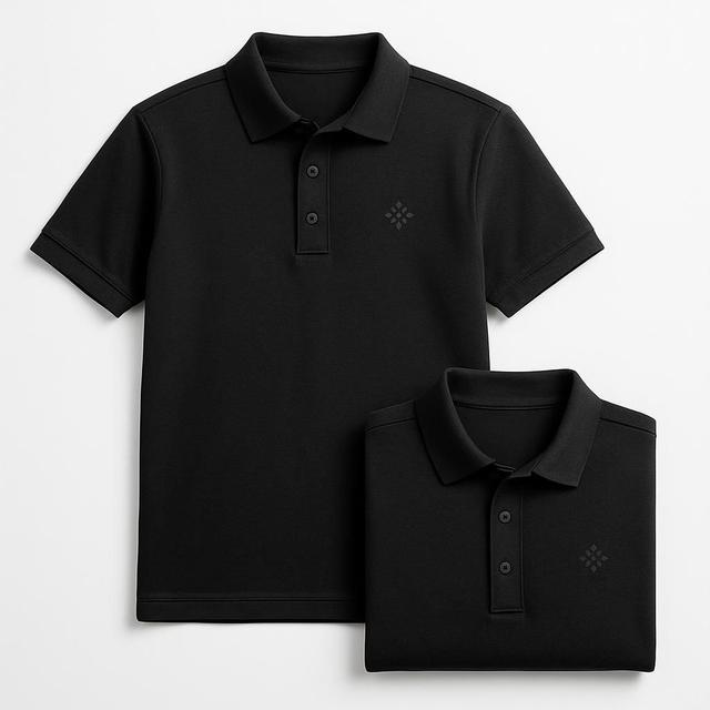 2-pack Svarta Pikétröjor från Jack & Jones