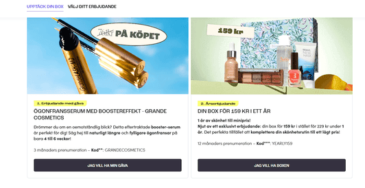Skolstartbox med 5 ikoniska produkter