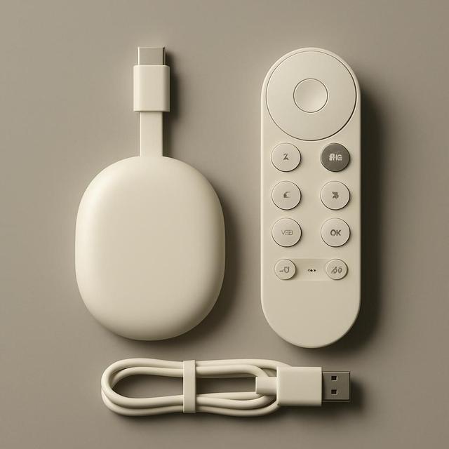 Google TV 4K Streamer Bundle Porcelain