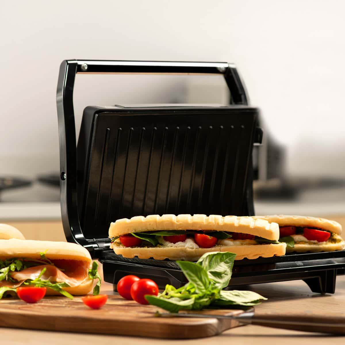 Sabor Select sandwichgrill i elegant svart