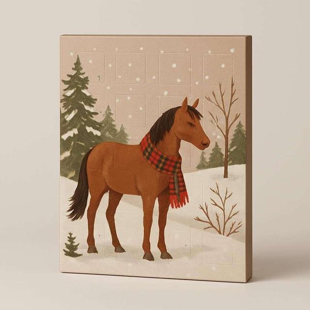 Chokladkalender med Hästmotiv