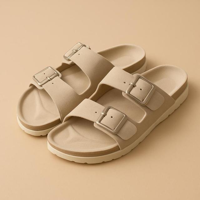 Birkenstock inspirerade bekväma tofflor