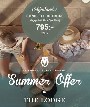 Spadag med Aloha Ritual hos The Lodge för 795 kr