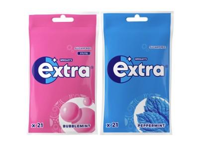 Få 10 kr rabatt på två påsar Extra tuggummi hos ICA