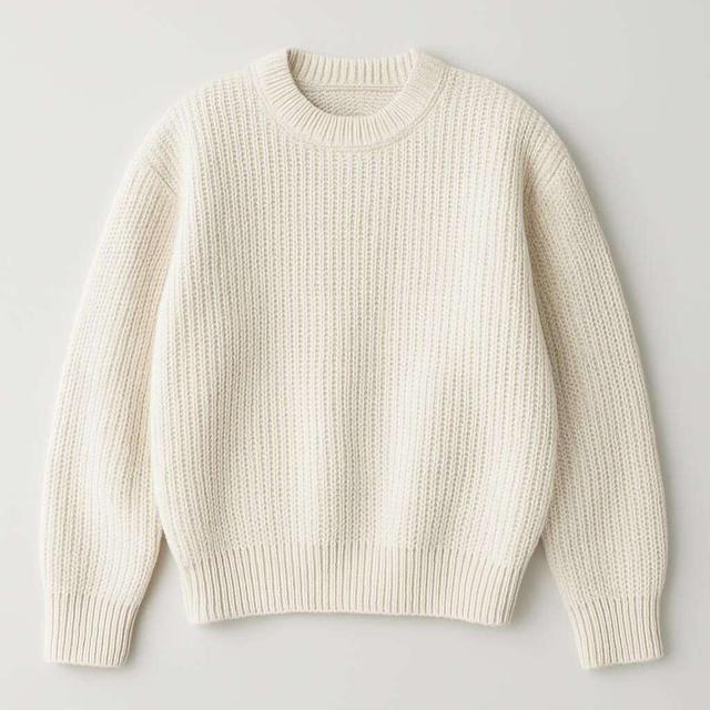 U.S. Polo Assn. Adair Stickad Tröja Offwhite
