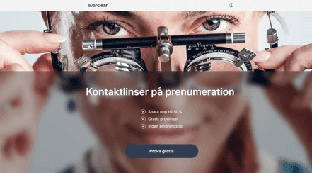 Everclear kontaktlinser för enkel linsbyte