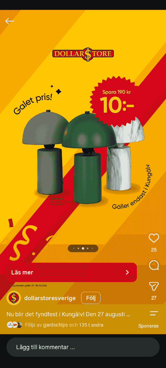 Låga priser varje dag, året runt