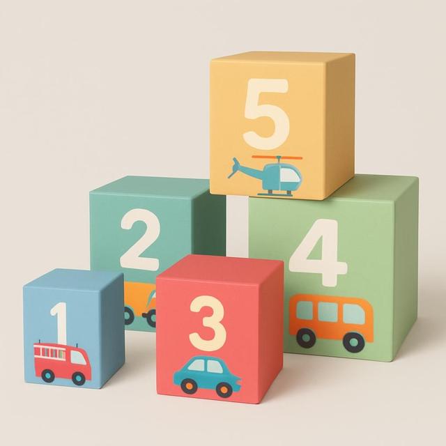 JaBaDaBaDo Stapelbara Kubklossar Fordon 1–5