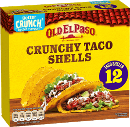 10 kr rabatt vid köp av två paket Crunchy Taco Shells.