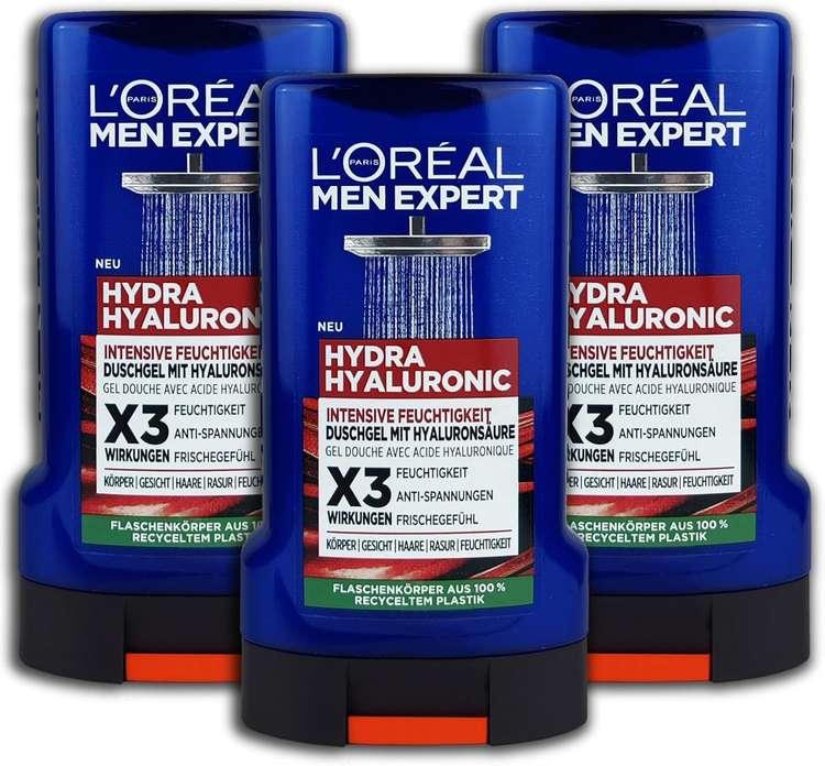 L'Oréal Men Expert duschgel 3-pack för 22,56 kr på Amazon