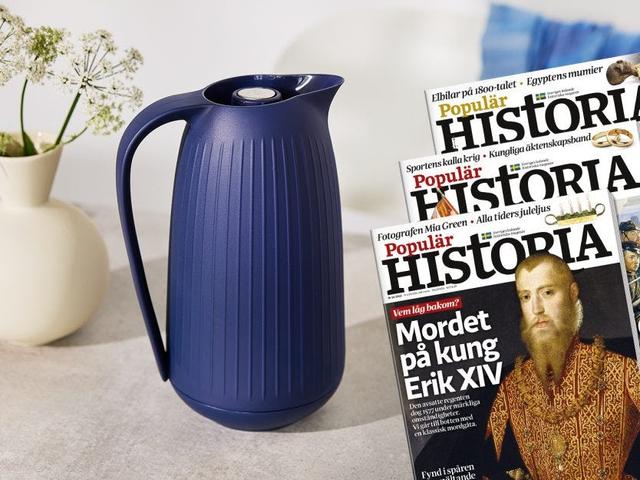 3 nr av Populär Historia och Kähler Hammershøi Termoskanna för 199 kr