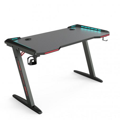 RGB-upplyst Spelbord med 3D-Kolfibertextur
