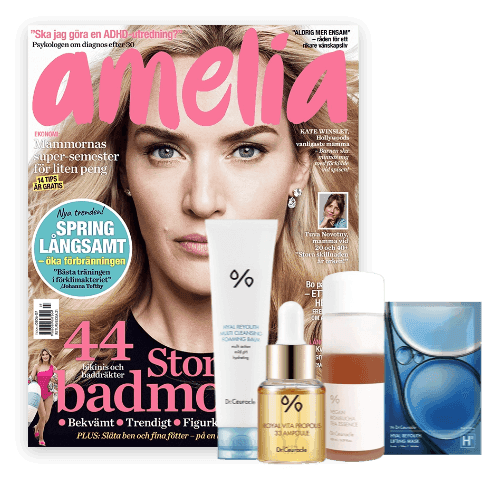 Få 5 nr av Amelia samt valfri premie