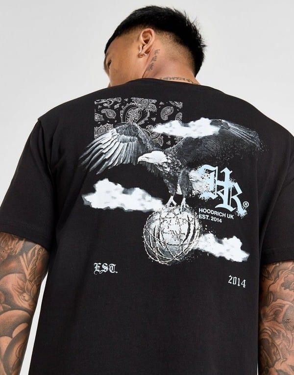Black Hoodrich Predator Graphic Tee