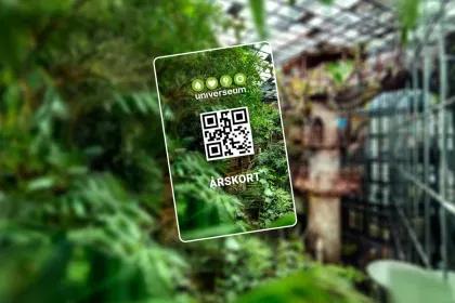 50kr rabatt på Universeum Årskort