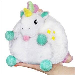 Fluffy Unicorn Plush, 18 cm