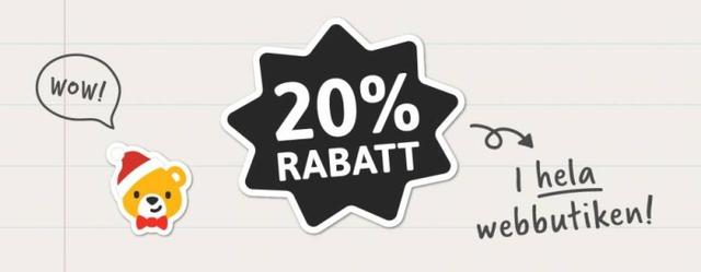 Filur 20 % på personliga namnlappar m.m.
