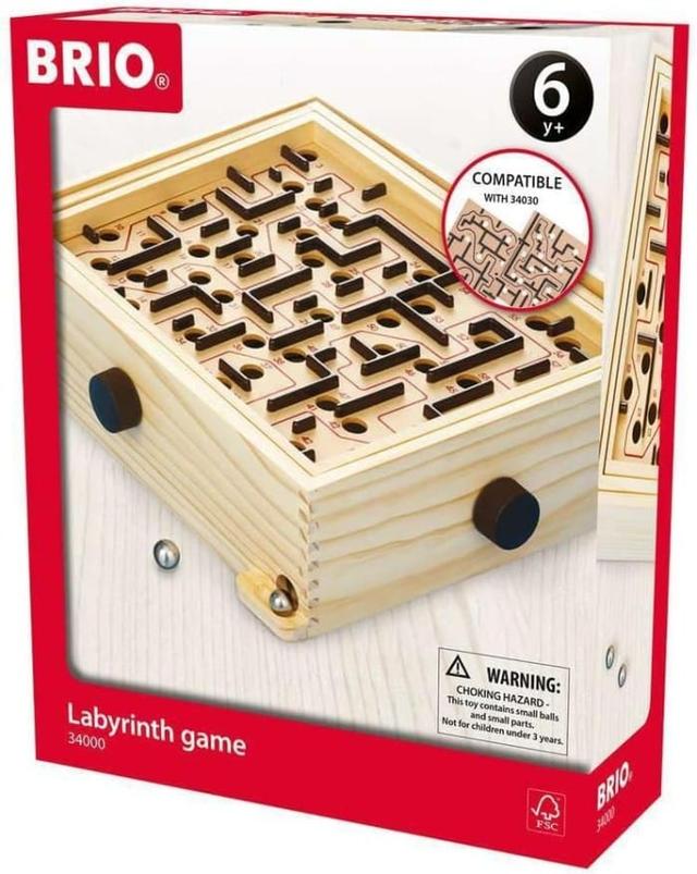 BRIO Labyrint 34000 - ett klassiskt spel i trä